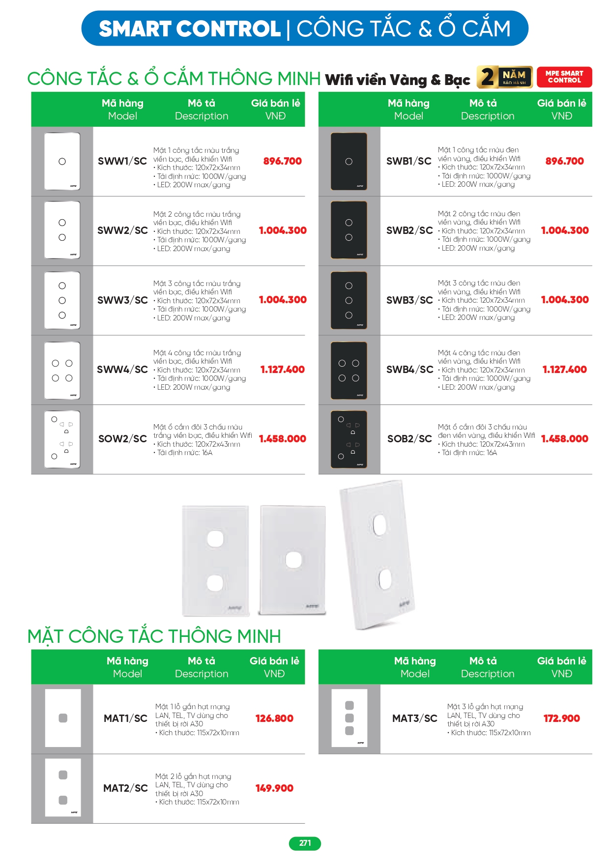 Bảng giá đèn LED MPE 2026